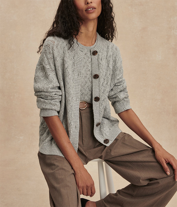 Womens Hossler Knit Cardigan