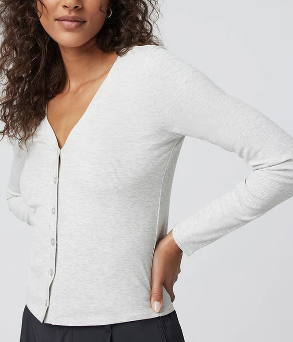 Womens L/S Pose Cardigan