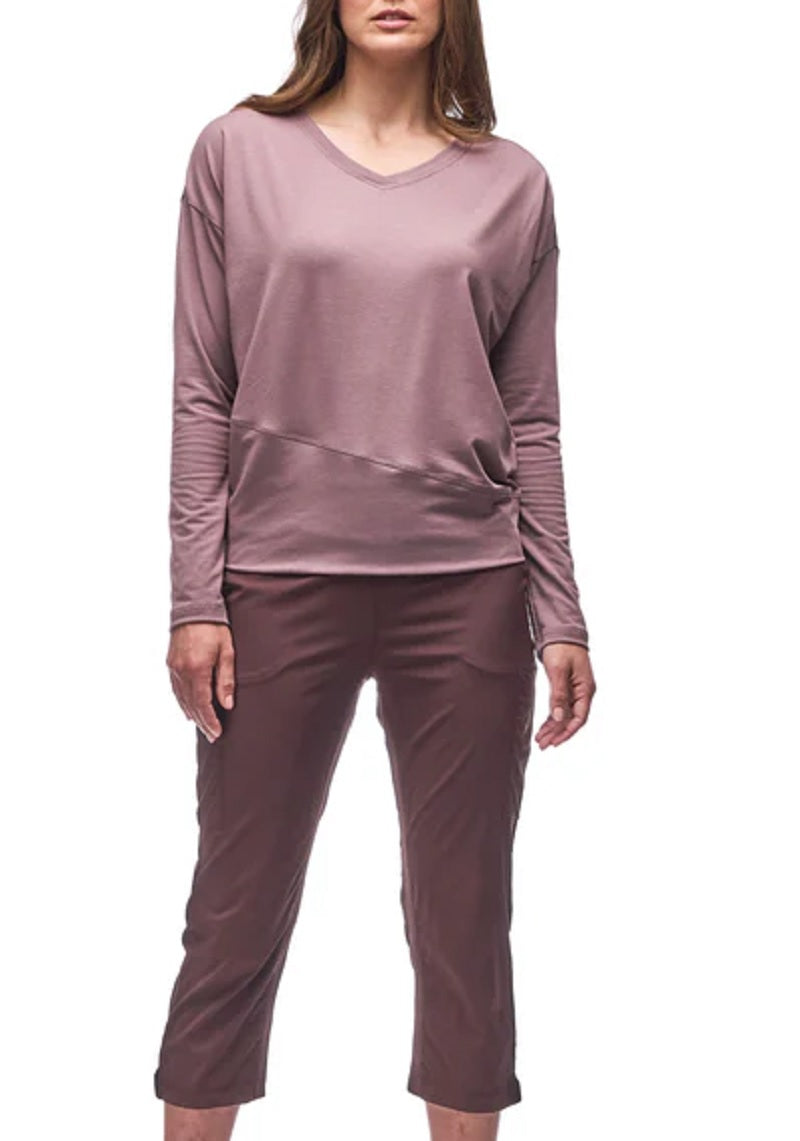 Womens Veloz Long Sleeve V-Neck