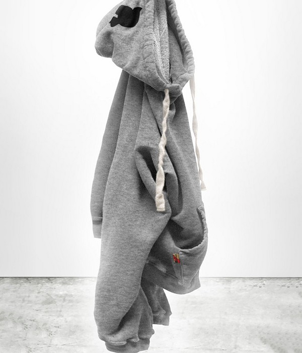 Womens Basic Goodness LT Terry Fluff Heather Hoodie