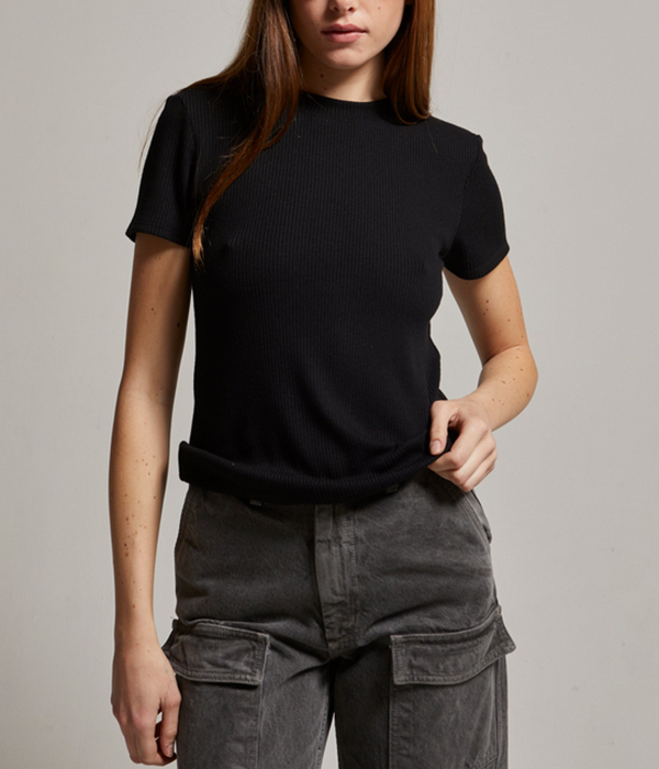 Womens Remi Rib S/S Tee