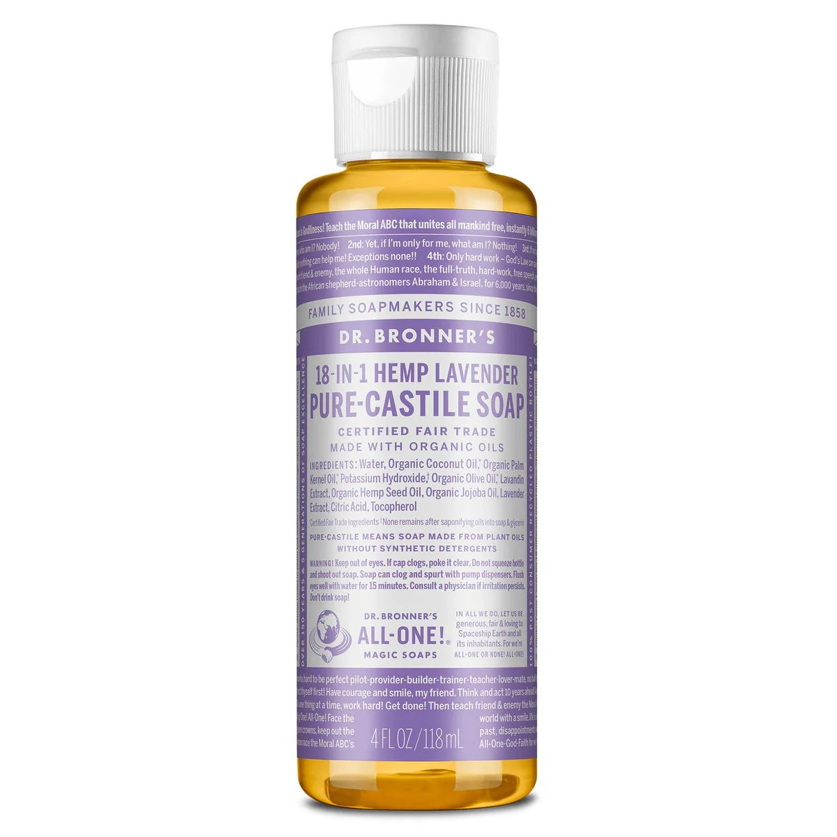 Dr. Bronners Lavender 4oz