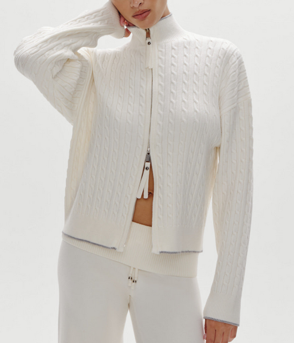 Womens Bea Cloud Cable Knit Sweater