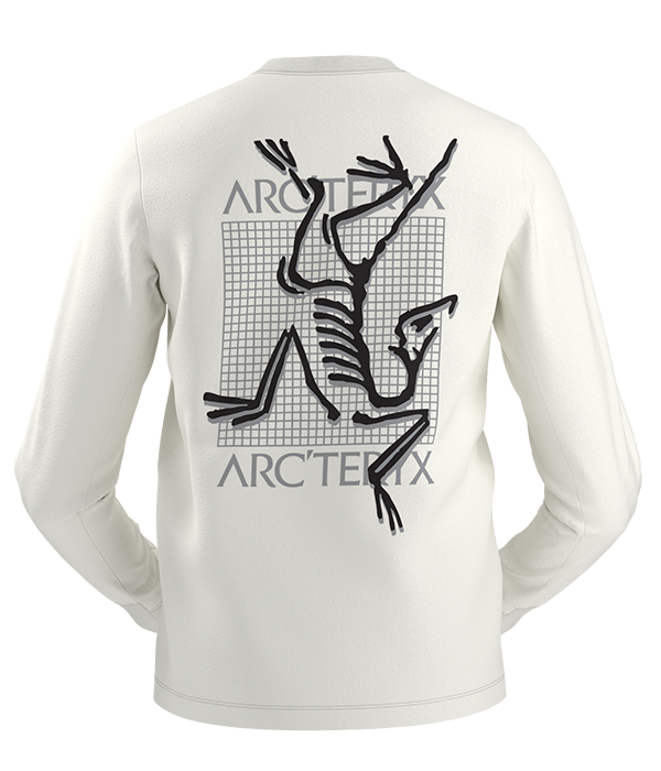 Mens Arc'Multi Bird Logo LS