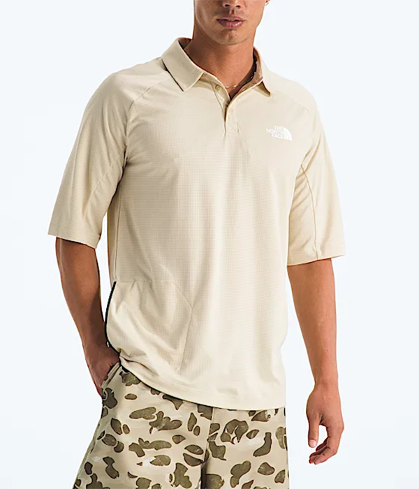 Mens Lightrange Packable Short-Sleeve Polo