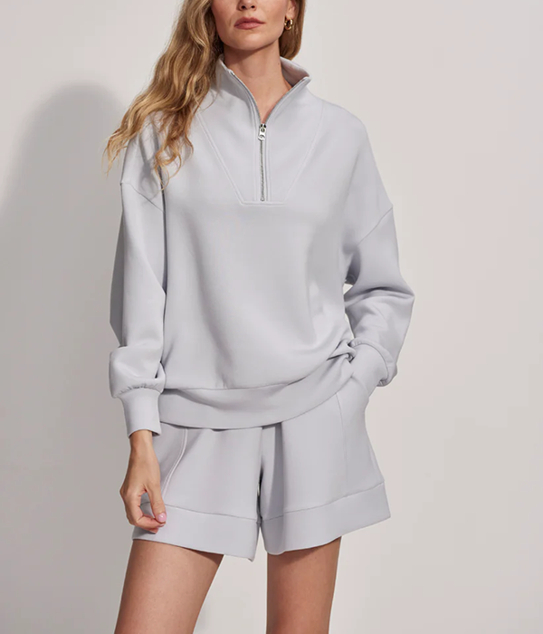 Womens Hawley Half Zip Sweat