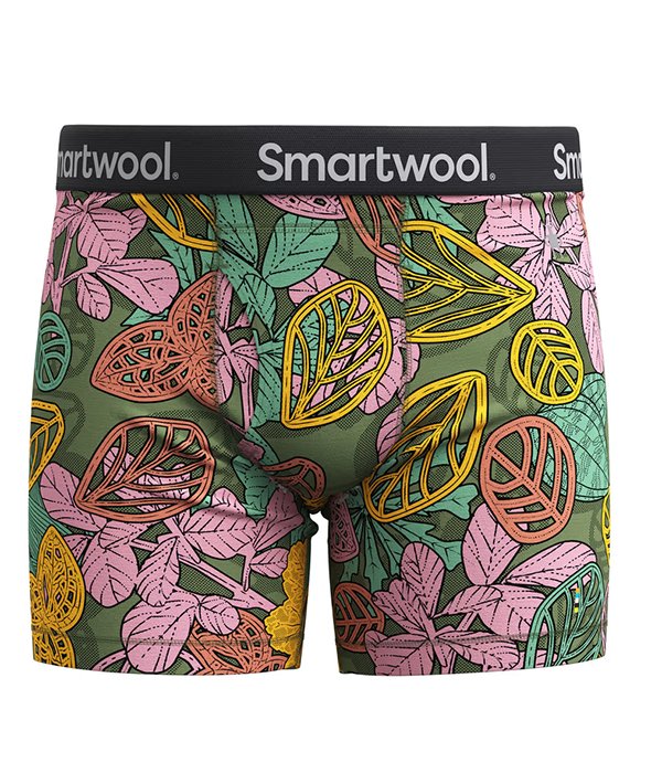 Mens Merino Print Boxer Brief Boxed