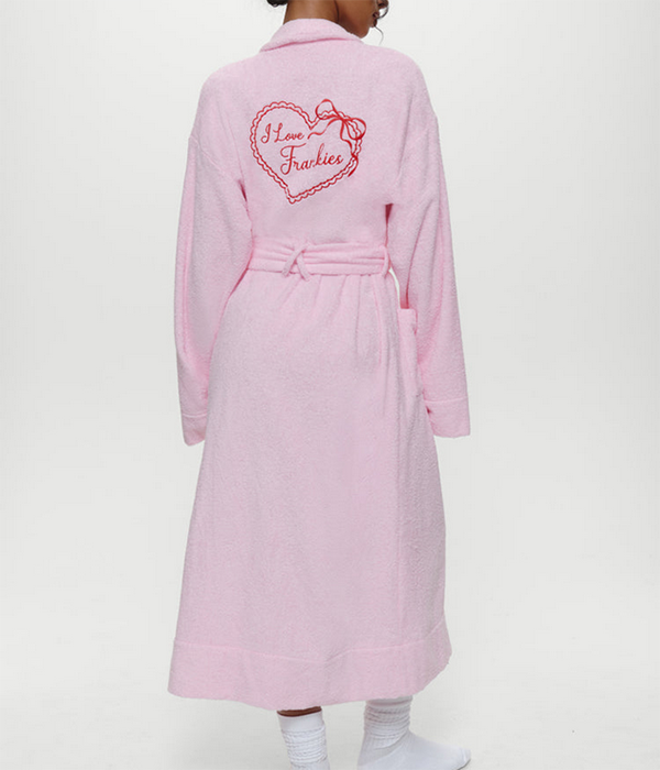 Womens Valentine Terry Robe