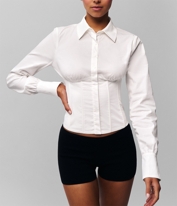 Womens Elodie Lace Back Shirt