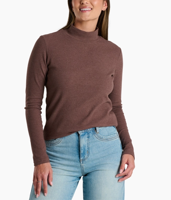 Womens Verona Rib LS