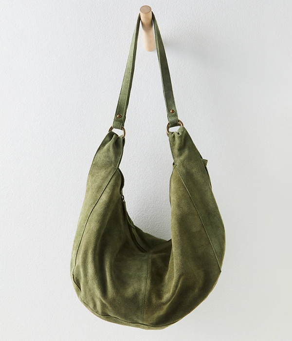 Womens Roma Suede Tote