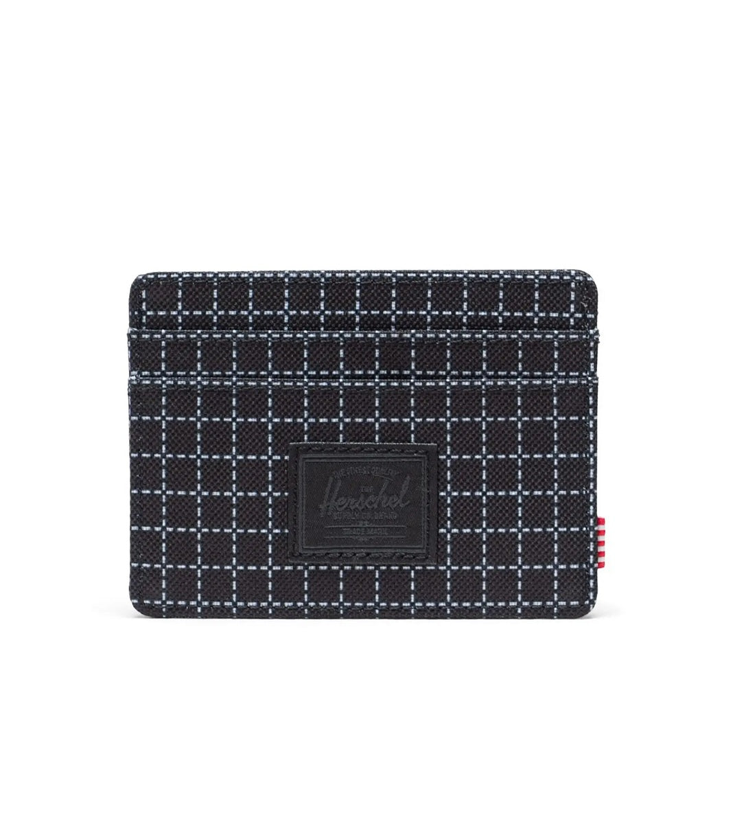 Charlie Cardholder in Grid - Black