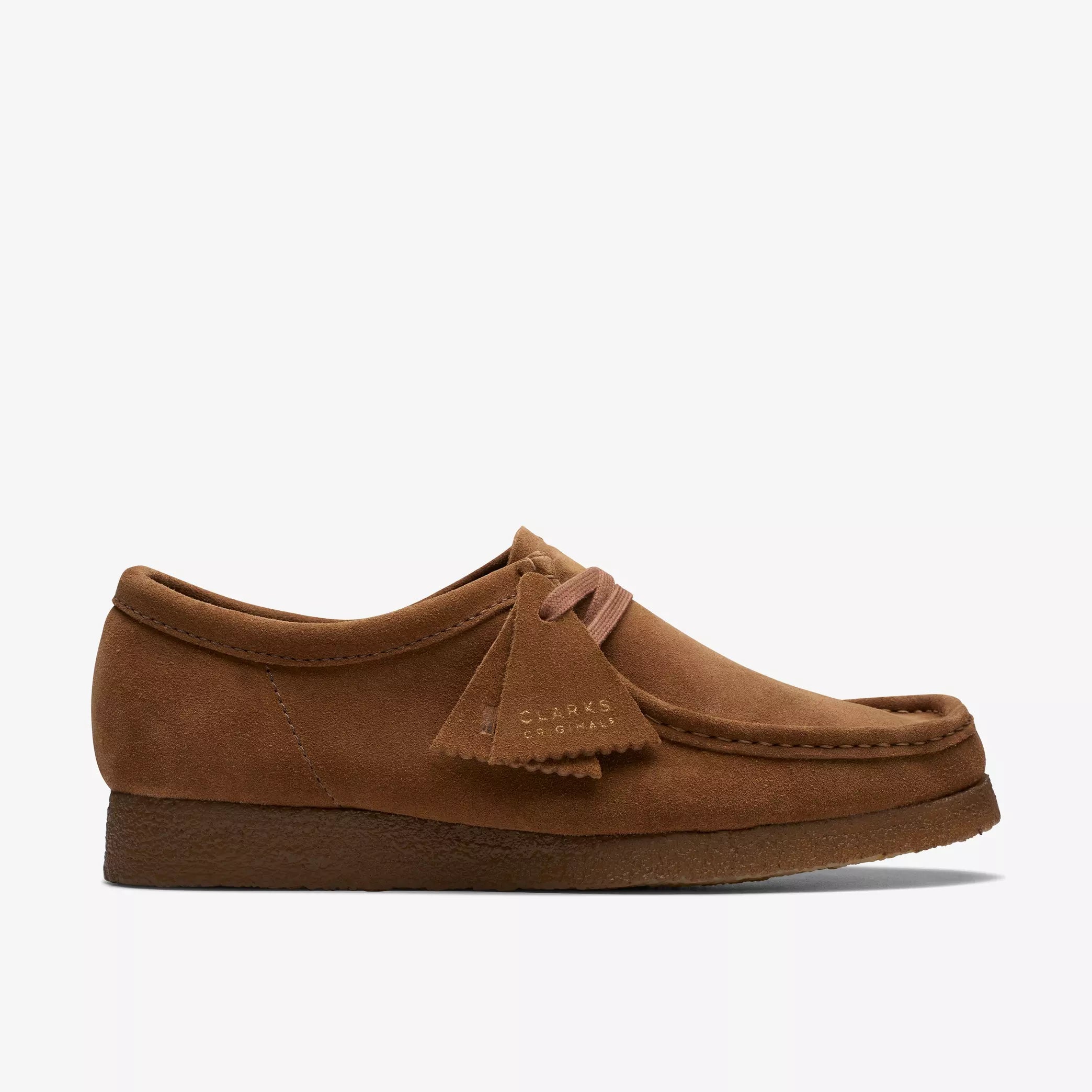 Mens Wallabee in Cola Suede