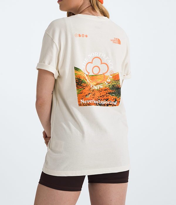 Womens S/S Strange Colorful World Flower Field Teeâ€”Graphic