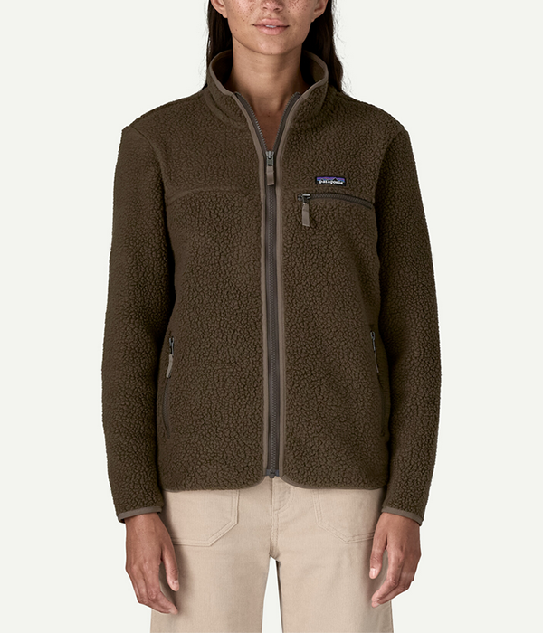 Womens Retro Pile Jacket
