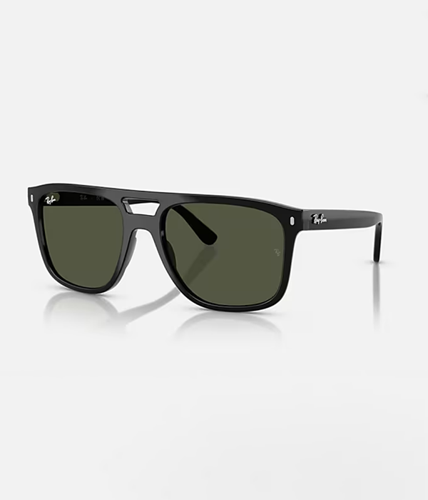 0RB2213  Black w/ Green Lens