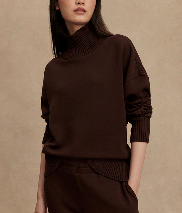 Womens Barker High Neck Sweat