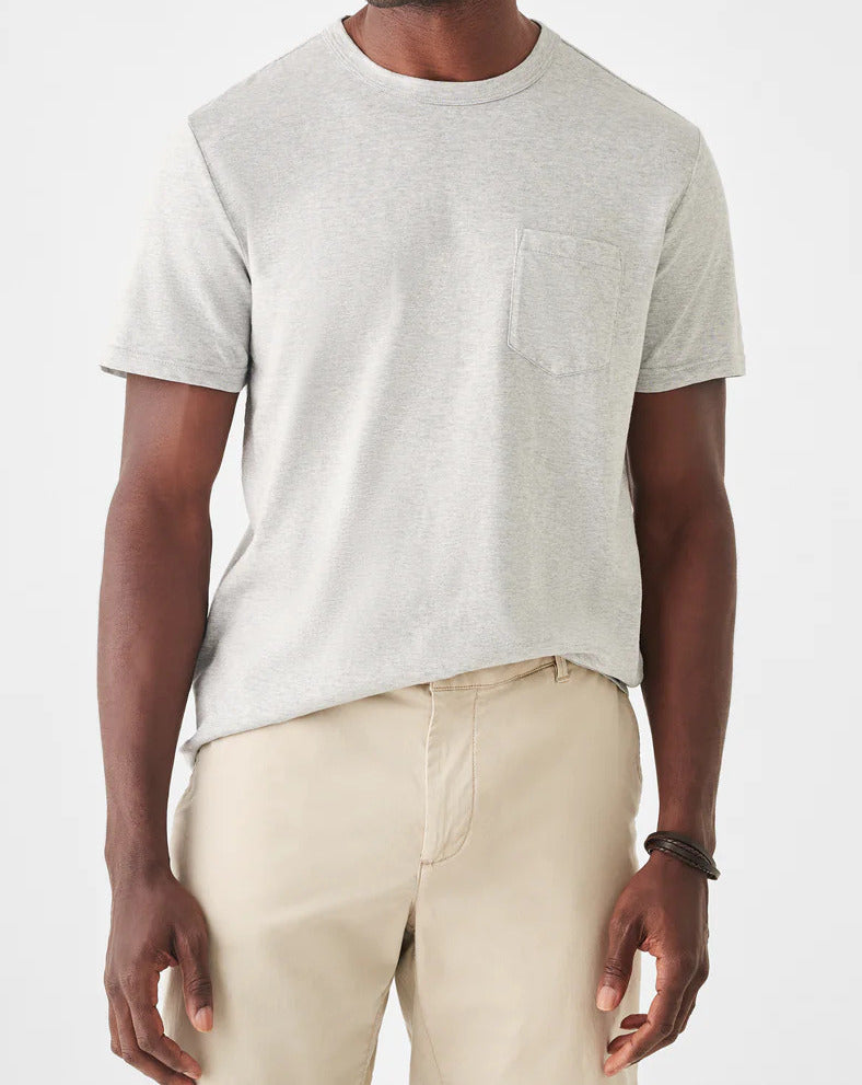 FAHERTY Mens Sunwashed Pocket Tee