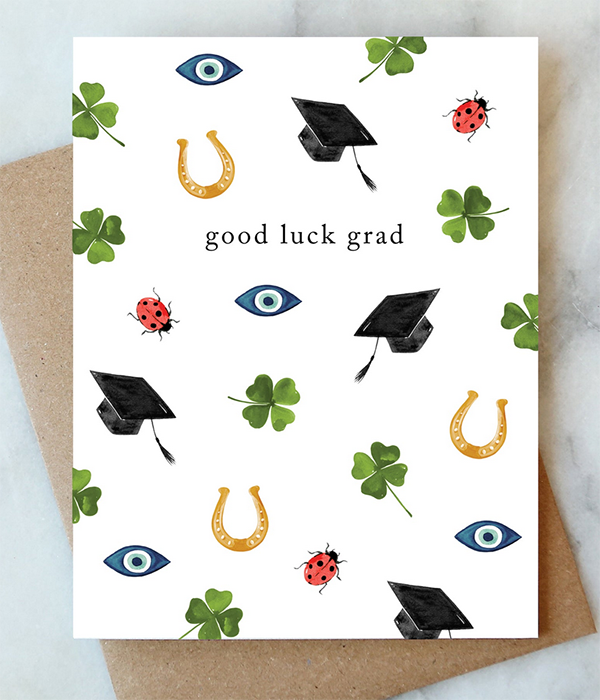 Lucky Graduation Greeting Card