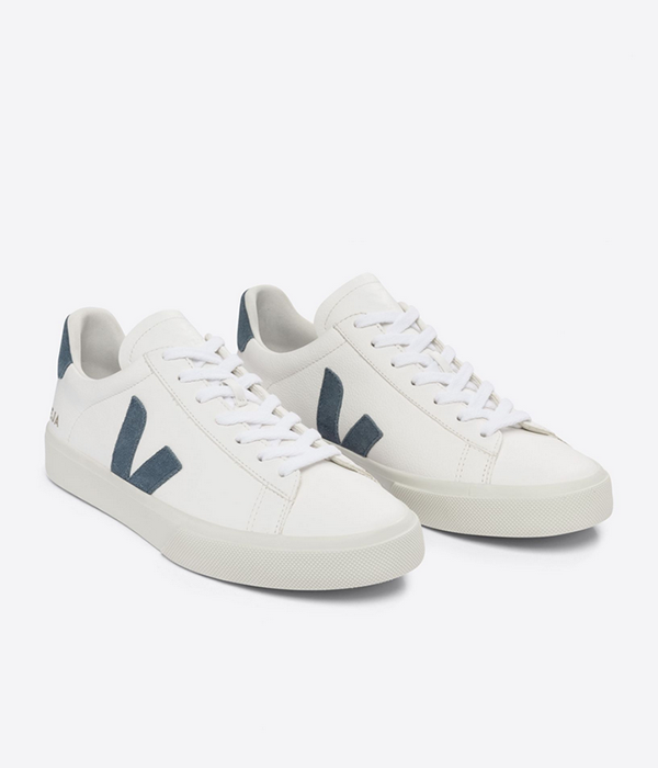 Mens Campo CHFREE Leather Ext in White California