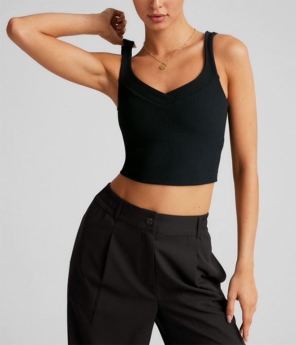 Womens Impulse Cropped Tank