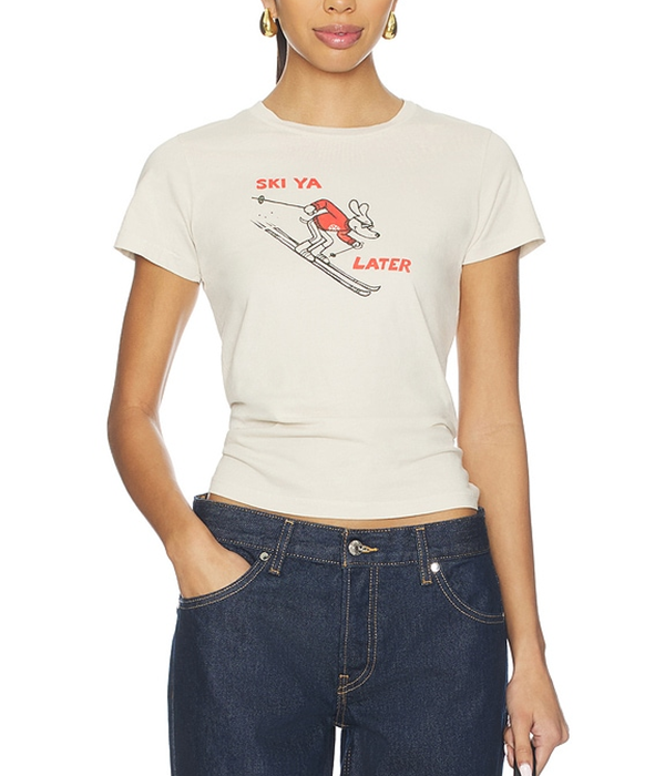 Womens Ski Ya Later Headliner Tee