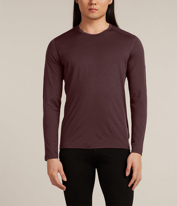 ICEBREAKER Mens 200 Oasis Long Sleeve Crew