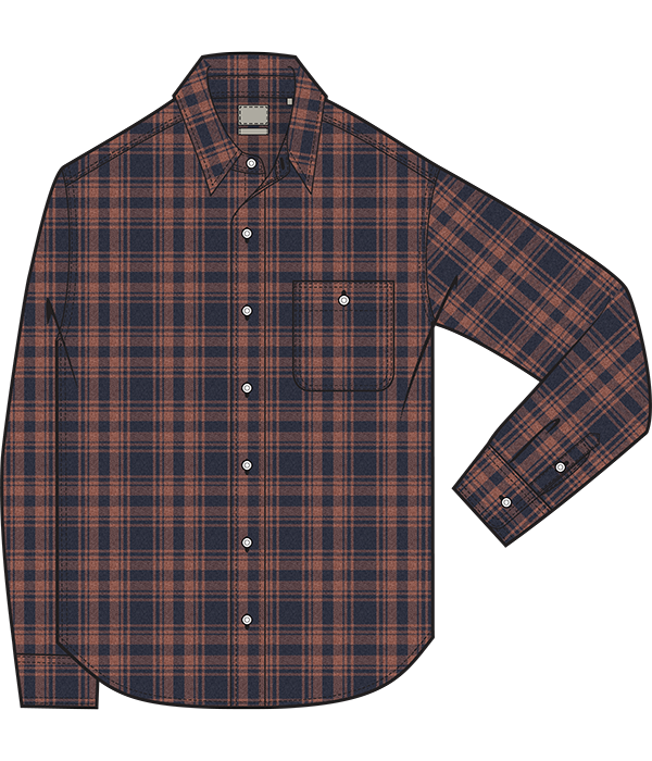 Mens Nazare Flannel