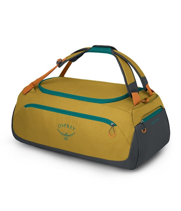 Daylite Duffel 60 in Tumbleweed Yellow/Tunnel Vision
