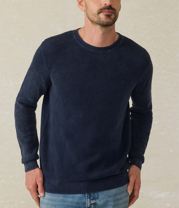 Mens Sunwashed Crewneck Sweater F25