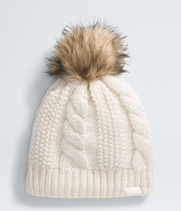 Womens Oh Mega Fur Pom Lined Beanie