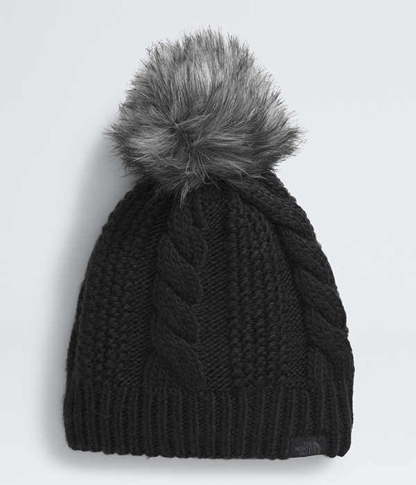 Womens Oh Mega Fur Pom Lined Beanie