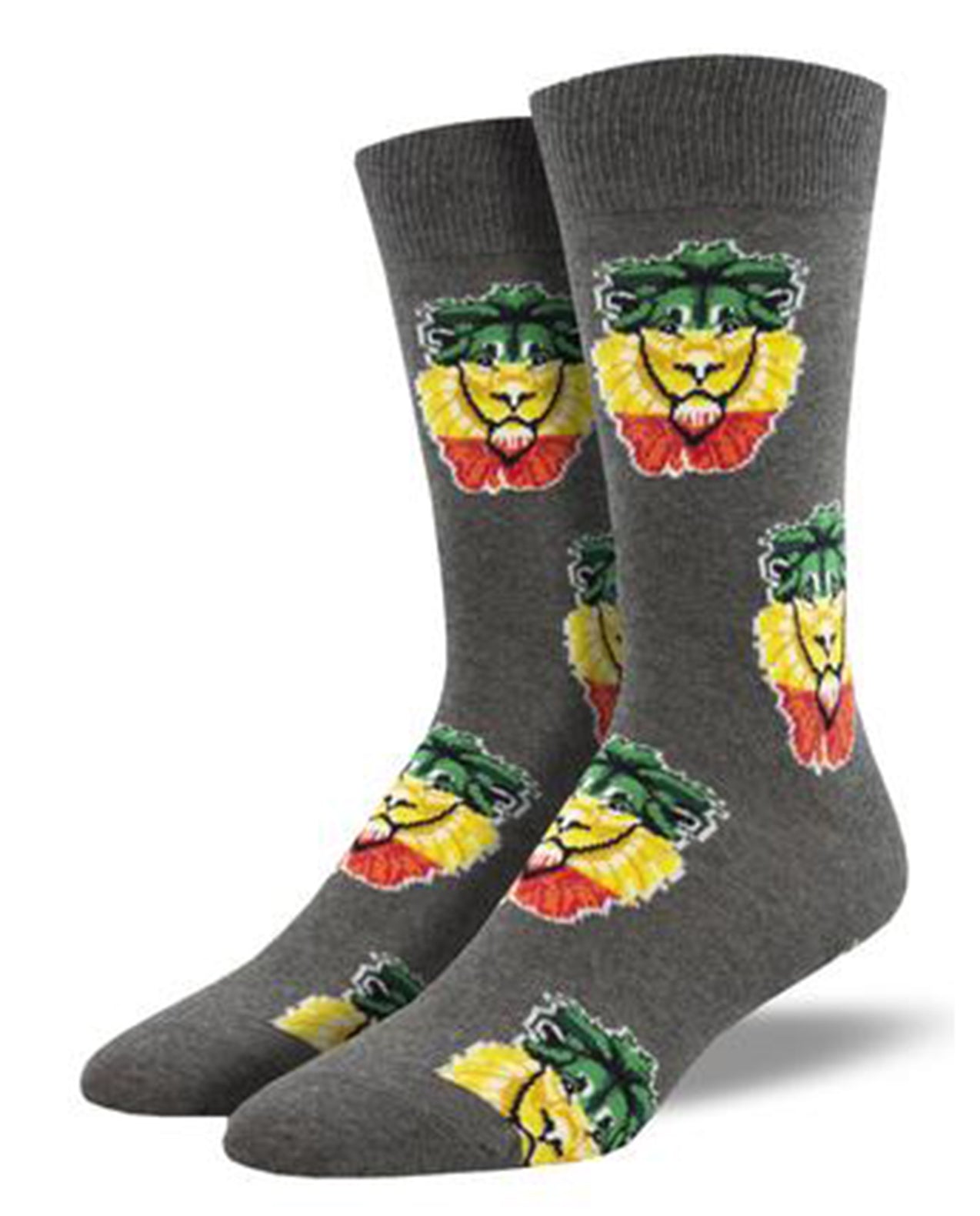 SOCKSMITH Mens Rasta Lion Socks