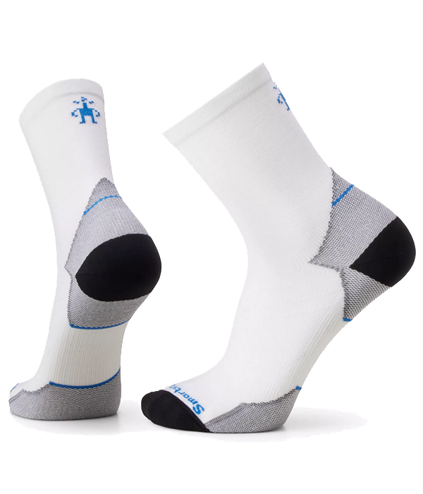 Mens Run Zero Cushion Mid Crew Socks