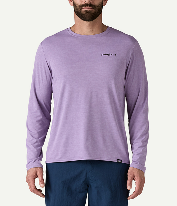 Mens L/S Cap Cool Daily Graphic Shirt - Waters