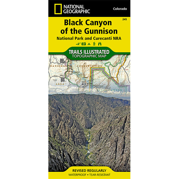 Black Canyon of Gunnison River Map