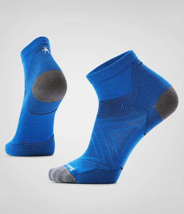 Mens Run Zero Cushion Ankle Socks