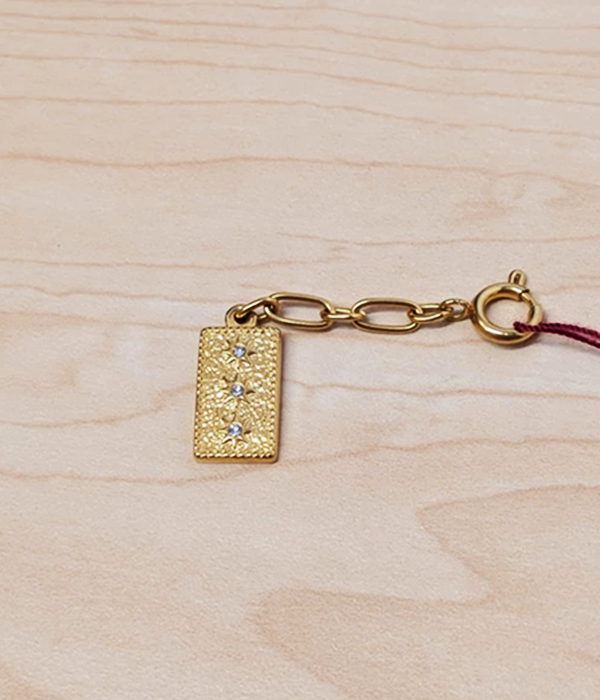 Womens Blue Marina Bikini Charm Clip