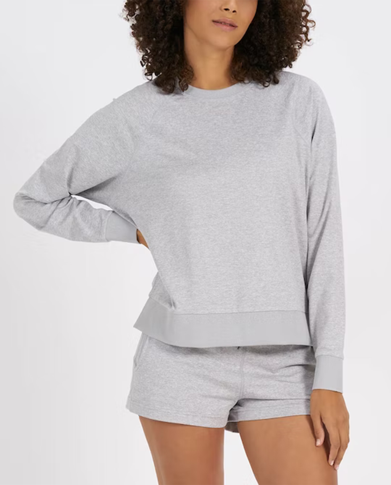 Womens L/S Halo Crew