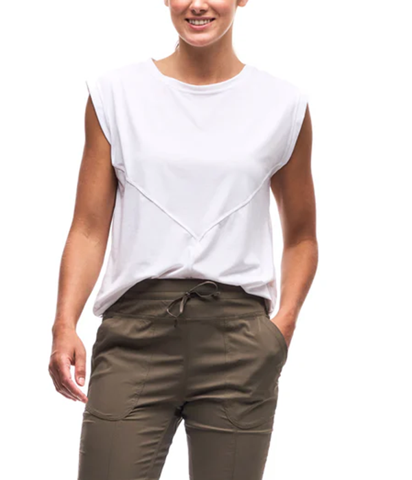 Womens Goma LT Sleeveless Crewneck