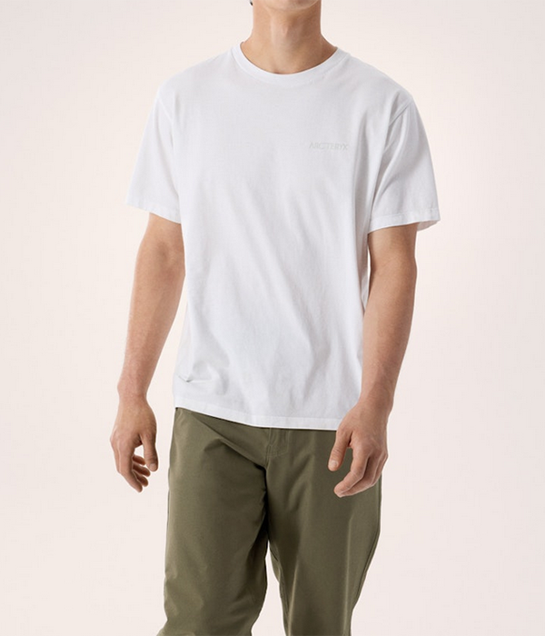 Mens Kragg SL Cotton Blurred Bird SS