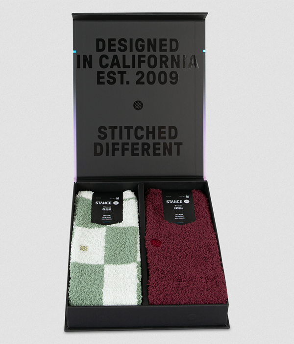 Womens Patchwork Cozy Crew Box Set