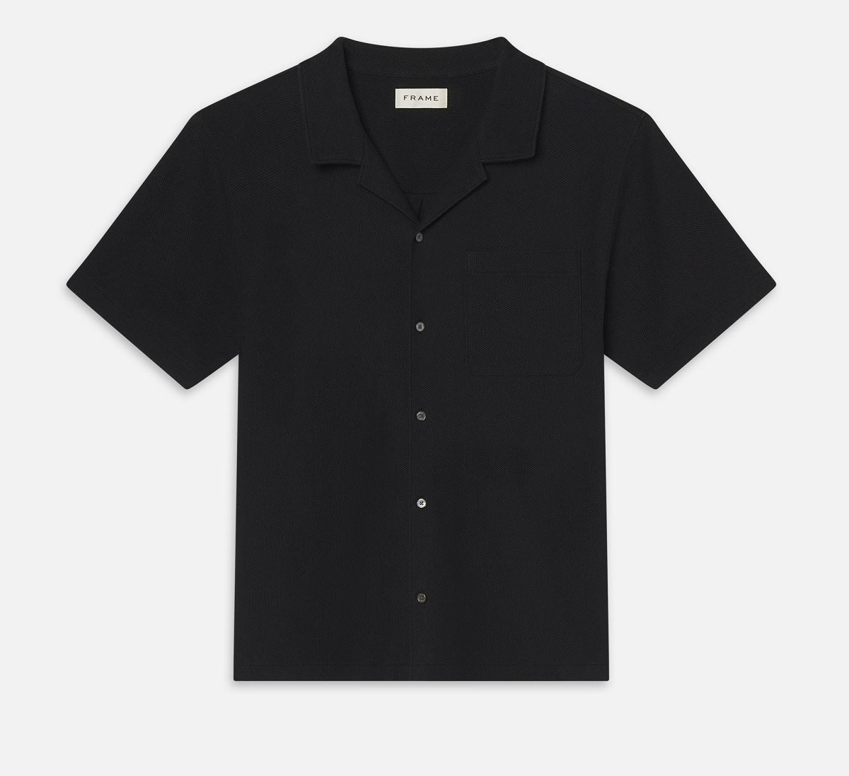 Mens S/S Jacquard Relaxed Shirt