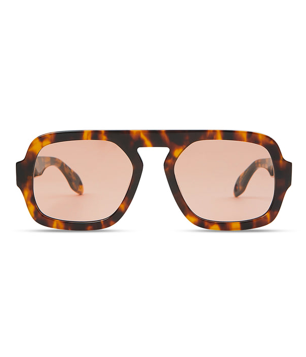 Jane in Brown Tortoise Maroon Lens