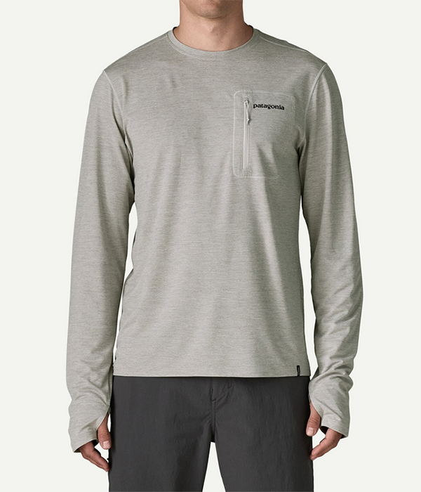 Mens L/S Cap Cool Sun Shirt - Fitz Roy Trout