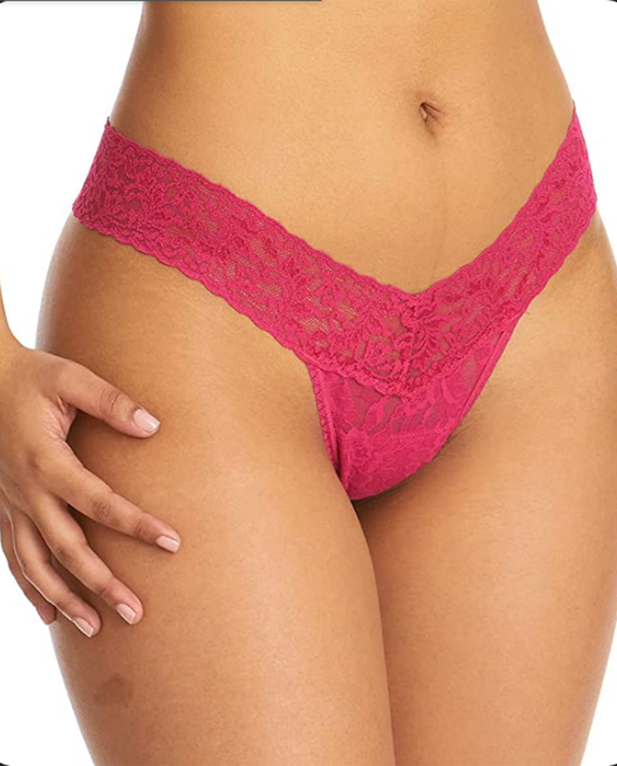HANKY PANKY Womens Lace Lowrise Thong