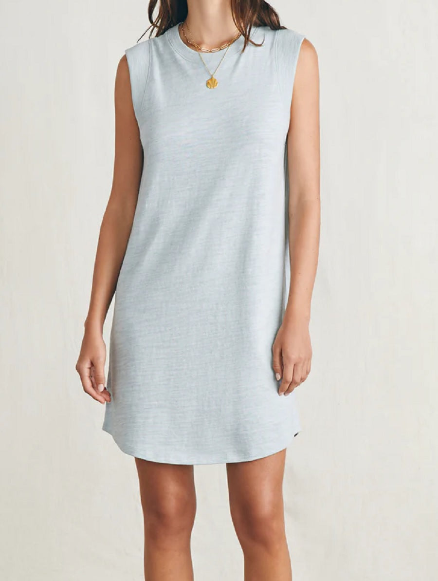 Womens Sunwashed Slub Muscle Dress