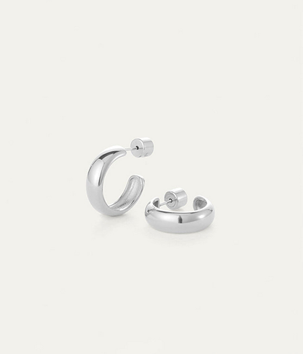 Womens Staple Hoops Small