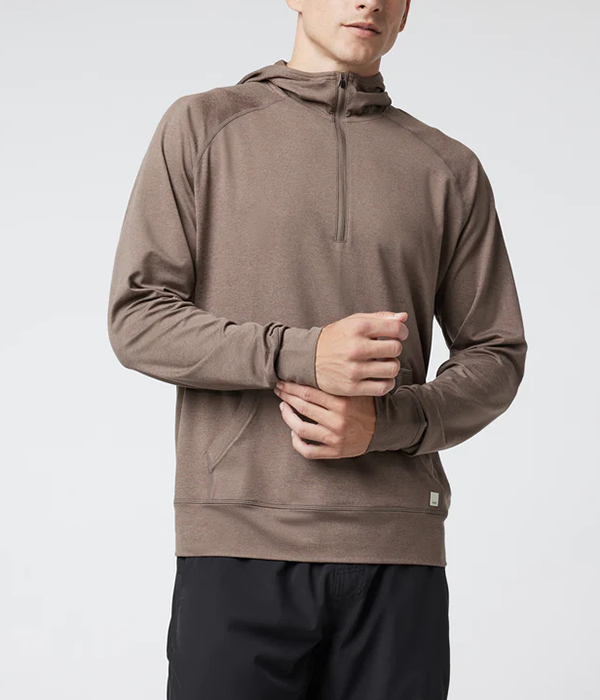 Mens Ponto Performance 1/2 Zip Hoodie