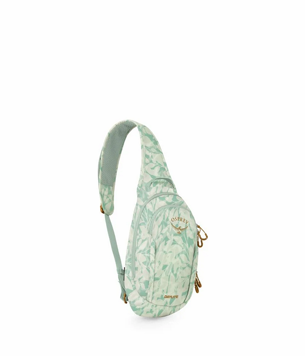 Daylite Sling in Shaleafy Print Frosty Mint